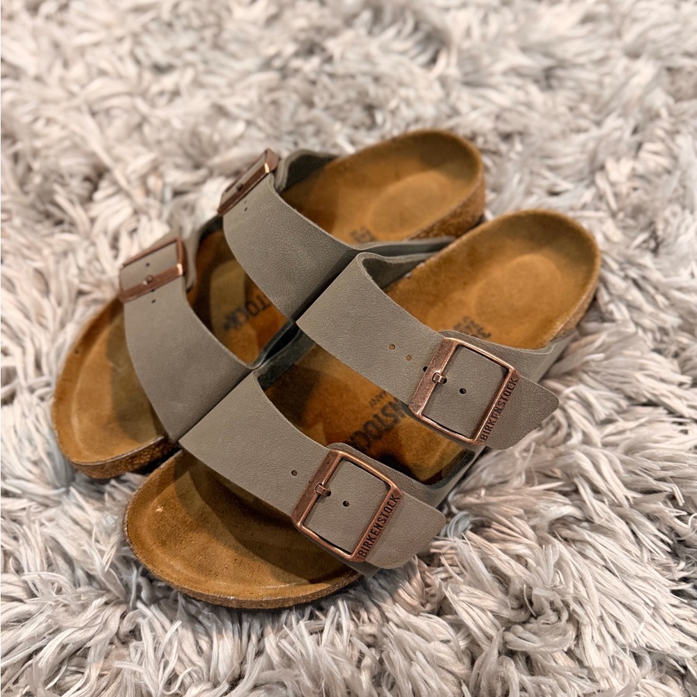 Birkenstock Olive Double Strap Sandals